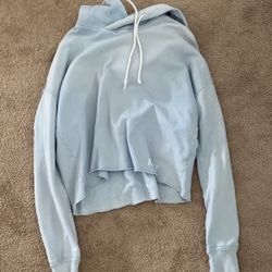 Baby Blue Abercrombie Hoodie 