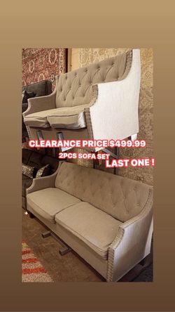 2pcs sofa set