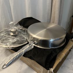 10” Stainless Steel Frying Pan - Item still sealed in package