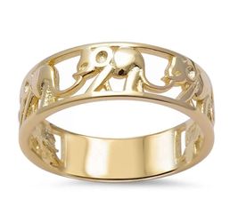 Gold Plated Elephant Band 💛