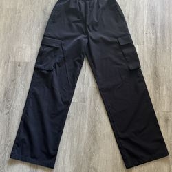 Black Cargo Pants + Green Lounge Pants Bundle