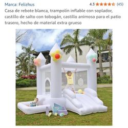 White Bounce castle