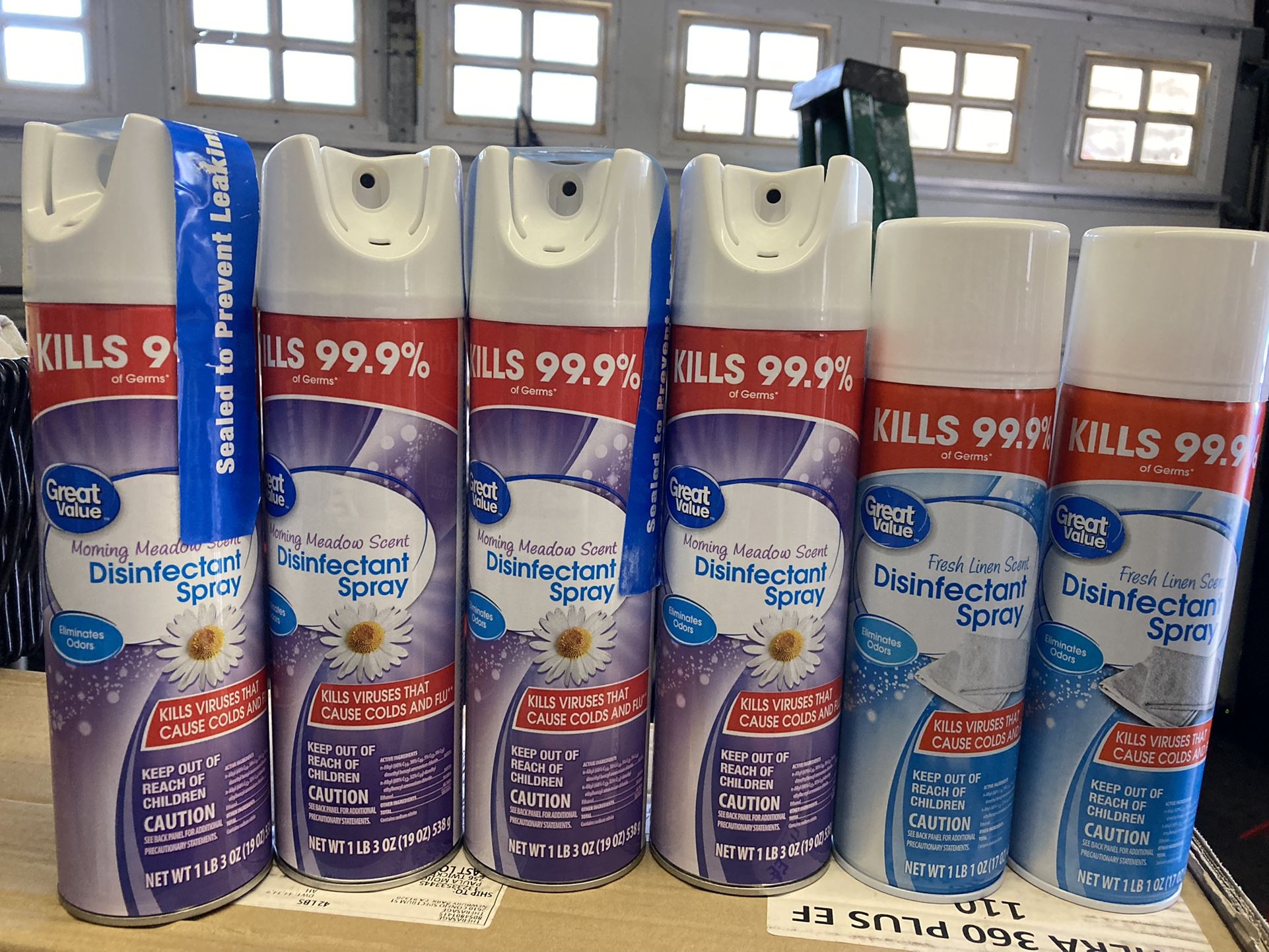 6 Disinfectant Spray /Gen Lysol