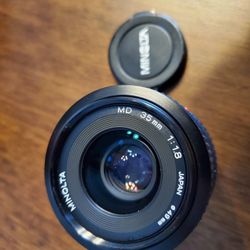 Minolta Lens MD 35mm 1.8 with Sony E Adapter