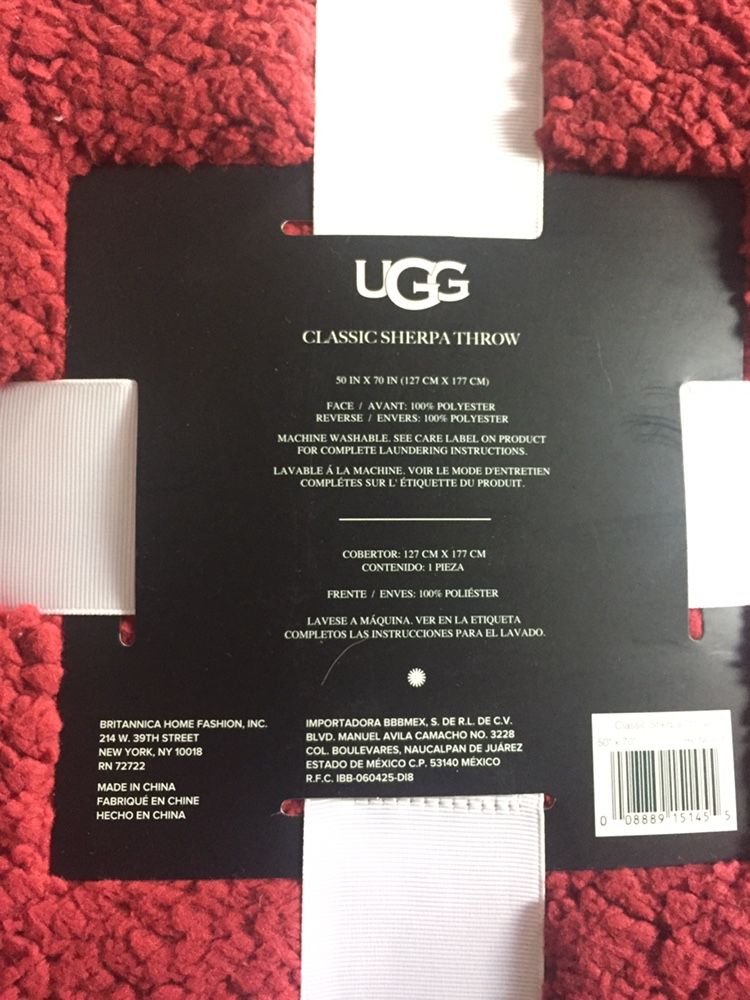 Ugg Classic Sherpa Throw - NWT