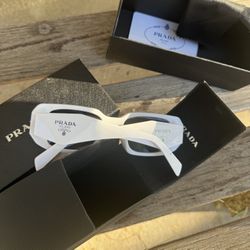 White Prada Sunglasses
