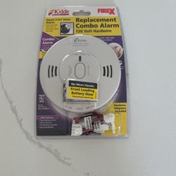 Kiddie Replacement Combo Alarm 120 Volt Smoke Detector