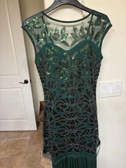 1920’s Style Dress 10-12 with Headress