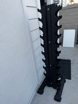 Dumbbell weight rack tree