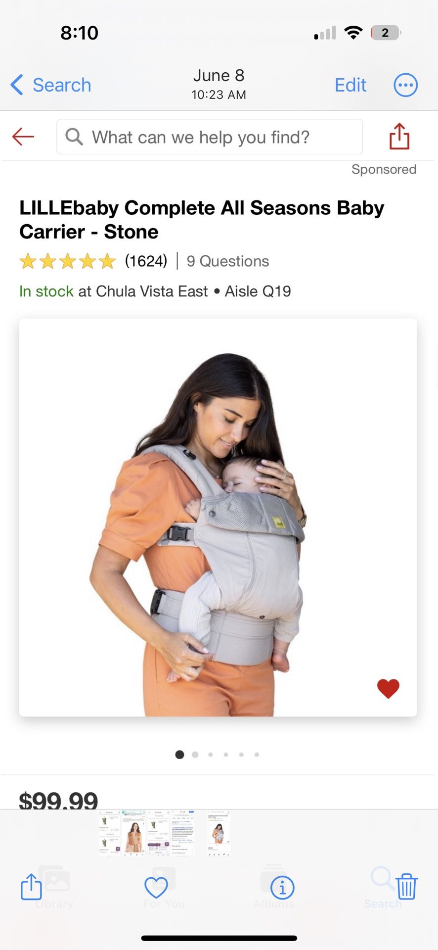 Lille Baby Carrier