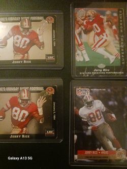 Jerry Rice 4 Cards 
