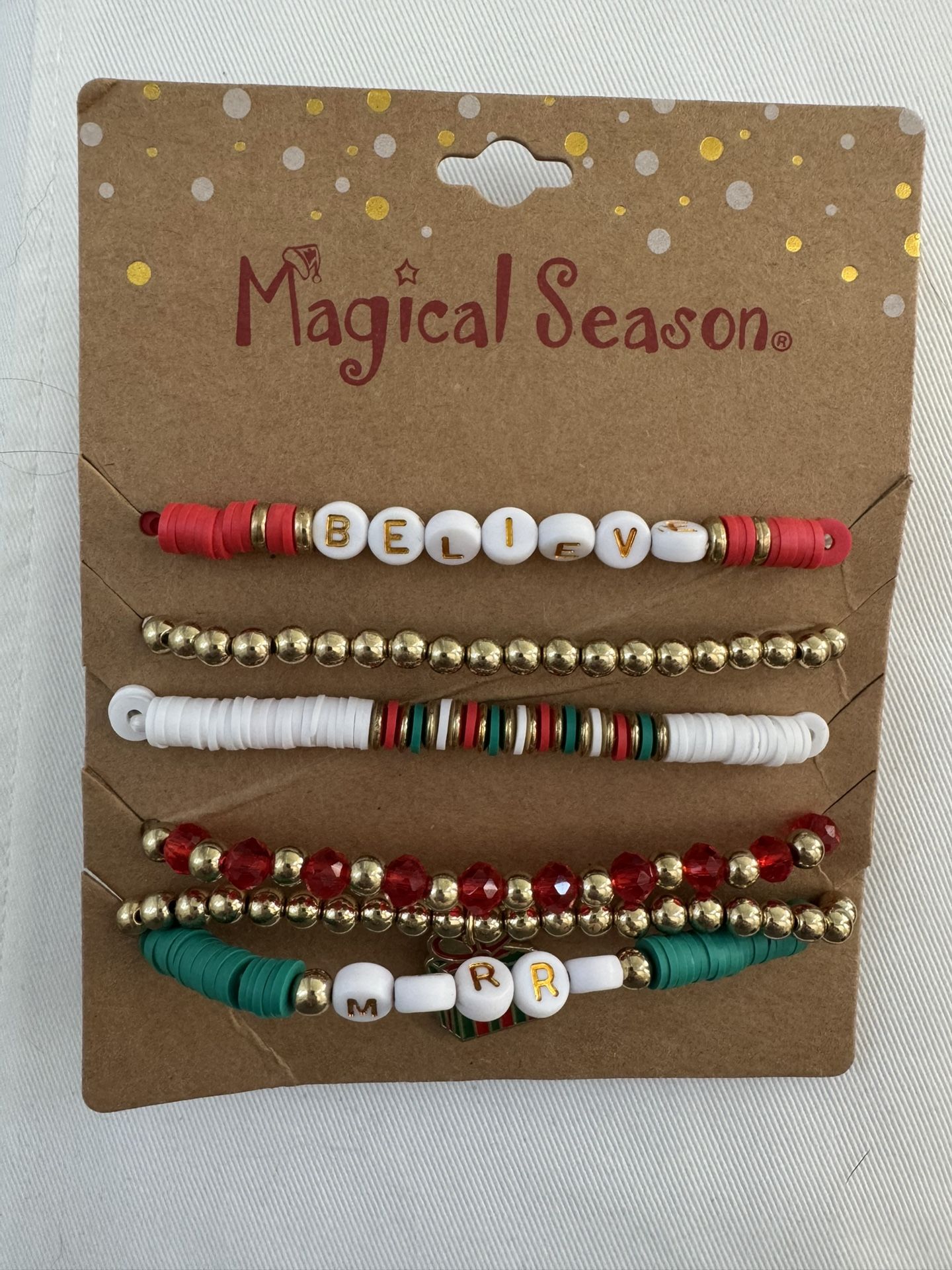 Christmas bracelets