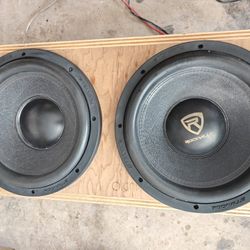2 X 12x Rockville K9 Subwoofers With Box 35x18x14