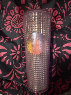 Starbucks 24oz 2020 Holiday Pink Disco Tumbler