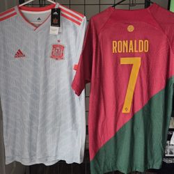 Soccer Jerseys Futbol Playeras Diferentes National Team Size Small Médium Large XL No Trade 