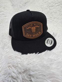Leather Patch On Hat