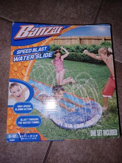 Banzai Speed Blast Water Slide