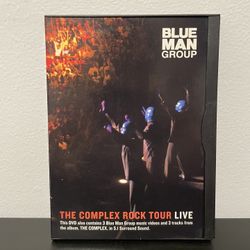 Blue Man Group The Complex Rock Tour Live DVD Vintage Y2K Music Concert 2003