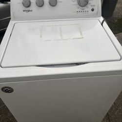 Whirlpool Washer And GE Dryer With Storage Compartment 