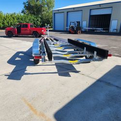 2024 Brand New 40ft 21000lb Trailer With Brakes On1  Axle