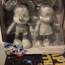 Mickey And Minnie Mouse Collector Plush 