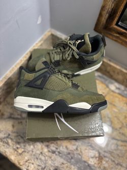 Jordan 4 Green Suede