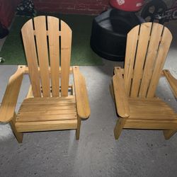 2 Wood Chair For Kids More like Toddler Age 