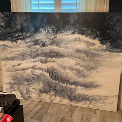 Canvas Paining - Blue 