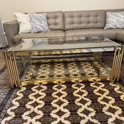 Branice Glass Top Coffee Table