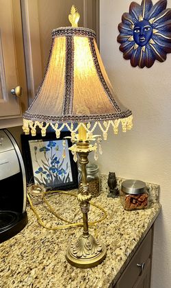 Lovely Beaded Lamp