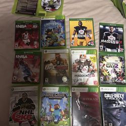 xbox one and xbox 360 games some new most used 
