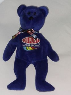 Ty Beanie Buddy DuPont 24 Jeff Gordon NASCAR Bear
