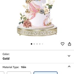Large Gold Cake Stand 