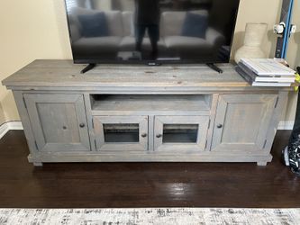 Rustic Wood TV Stand For Sale