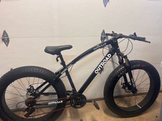 Out road bike Fat tires.