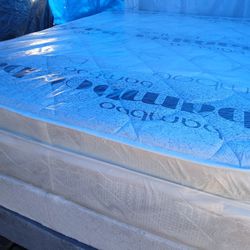 $200 Queen Pillow Top Mattress Only Brand New Free Delivery Same Day 