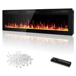 36 inch Electric Fireplace Insert with Remote - New in Box