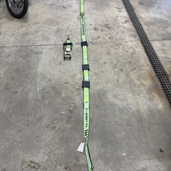 2" x 10'Car Hauler Straps,4Pack,Wheel Strap with Swivel J Hook Idler,Ratchet,Tire Tie Down Straps with 3 Rubber Blocks Use for Car, Truck, ATV, Heavy 