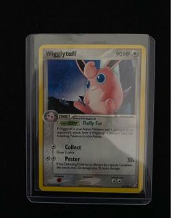 Pokemon TCG Wigglytuff Crystal Guardians Holo 2006