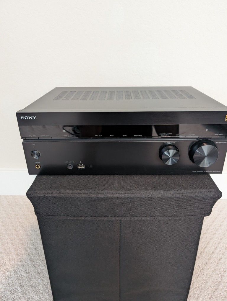 Sony Stereo Receiver+ 2 Polk Spkrs