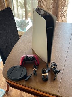 Ps5 Digital with controller and cables