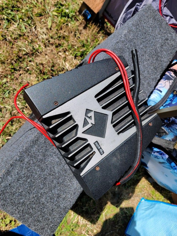 Rockford Fosgate Punch 45.2 Car Audio Amplifier + FREE Custom Sub Frame/Base ($70 O.B.O)