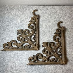NEW Cast Iron Ornate Shelf Brackets