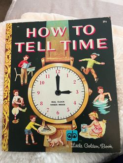 How To Tell Time Little Golden Book