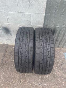 245 60 18 continental cross contact tires set of 2