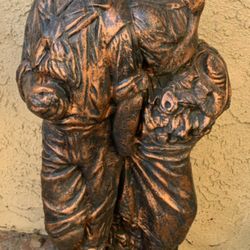 Cowboy Concrete Statue