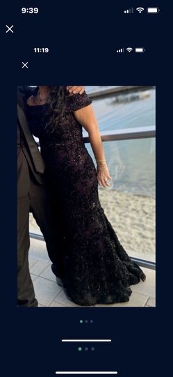 New Vintage Style Lace Formal Prom Wedding Gown Size 12