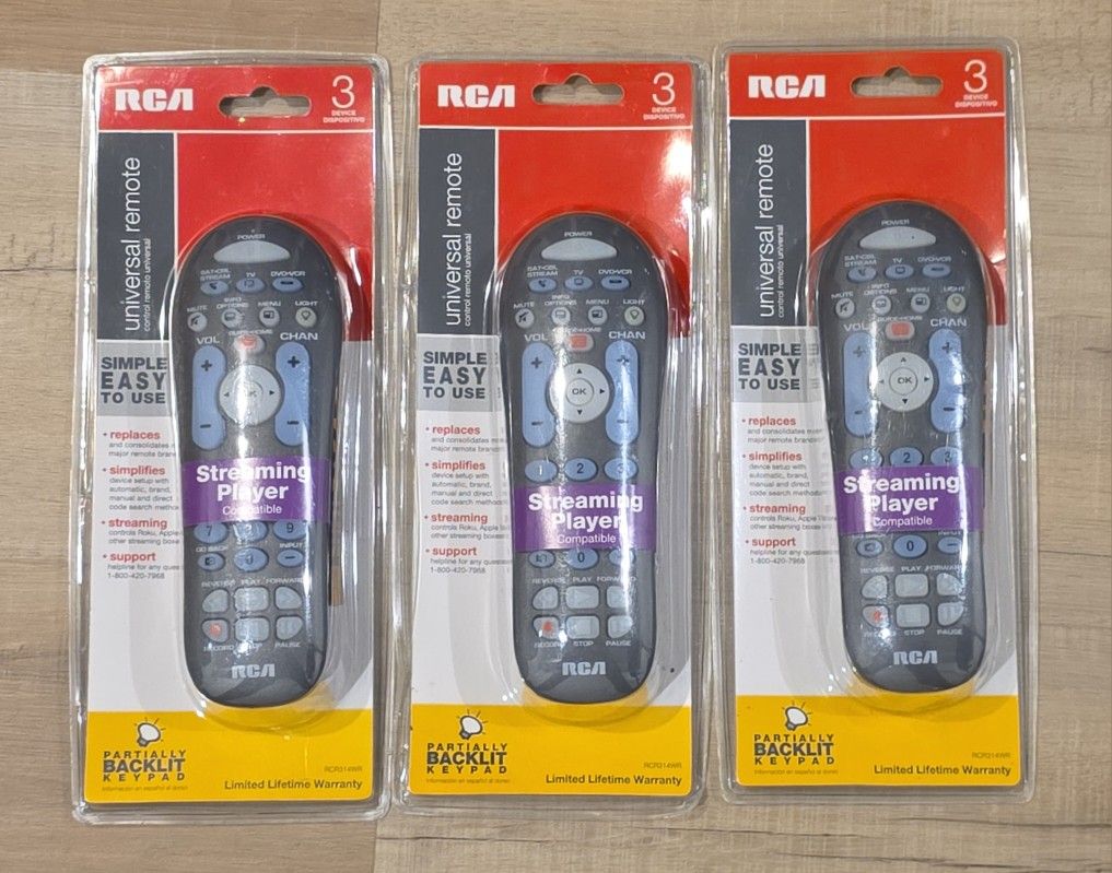 RCA Universal Remotes (BRAND NEW)
