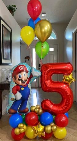 Mario bro banquet balloon