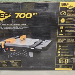7" Tile Saw with Extension Table 